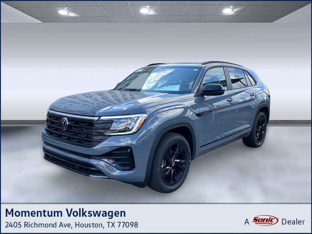 New 2026 Volkswagen Atlas Cross Sport 2.0T SEL R-Line Black SUV
