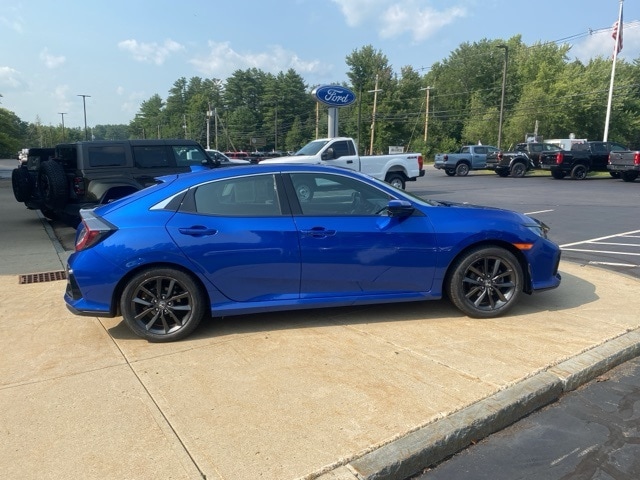 Used 2021 Honda Civic Hatchback EX with VIN SHHFK7H61MU417669 for sale in Swanzey, NH