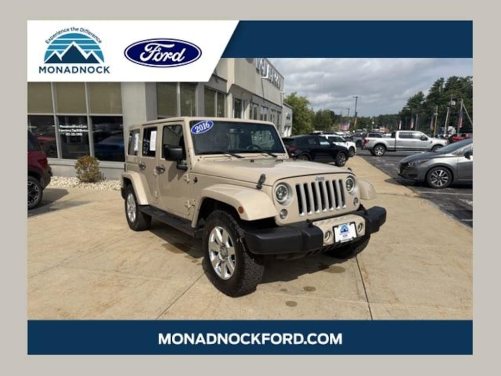 Used 2016 Jeep Wrangler JK Unlimited Unlimited Sahara SUV