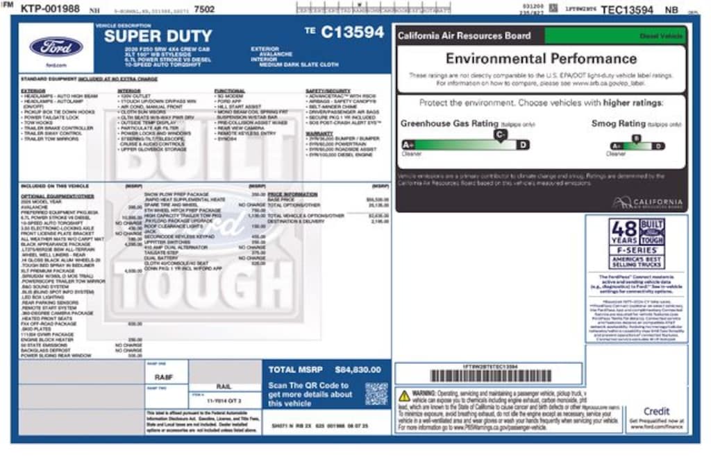 New 2026 Ford F-250SD TRUCK