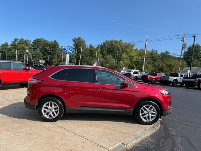 Used 2022 Ford Edge SEL with VIN 2FMPK4J96NBA24852 for sale in Swanzey, NH