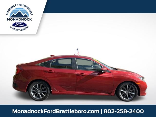 Used 2019 Honda Civic EX with VIN JHMFC1F36KX006631 for sale in Swanzey, NH