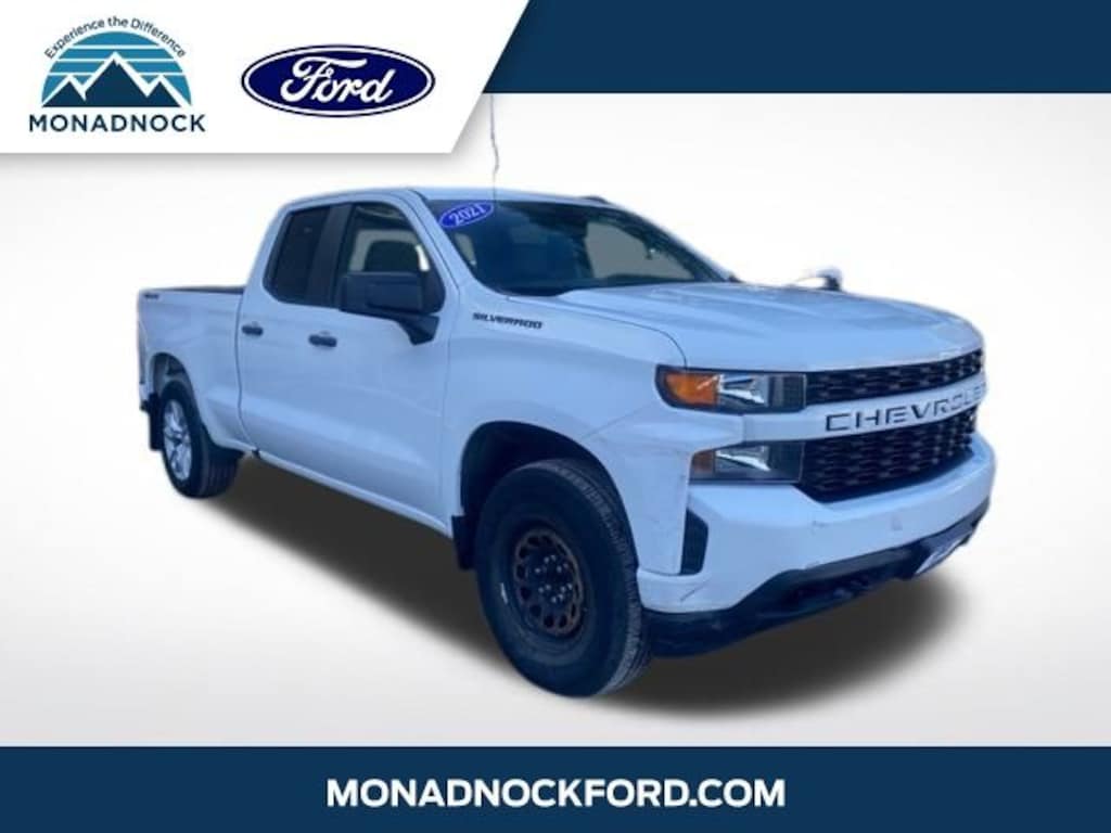 Used 2021 Chevrolet Silverado 1500 Custom Truck Double Cab
