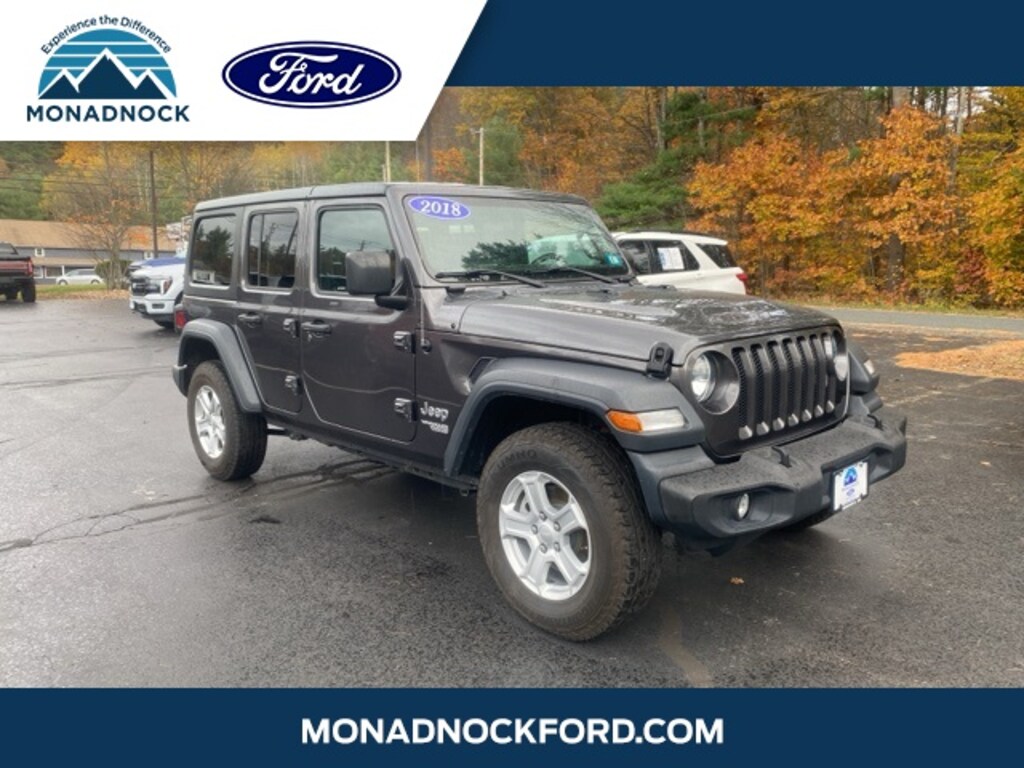 Used 2018 Jeep Wrangler Unlimited Sport 4x4 SUV