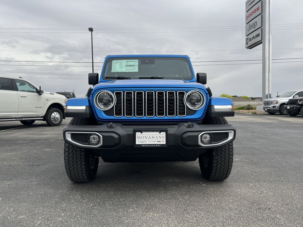 New 2024 Jeep Wrangler 4DOOR SAHARA For Sale Monahans TX