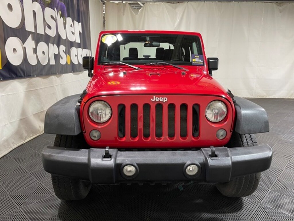 Used 2014 Jeep Wrangler For Sale at Monster Motors VIN 1C4AJWAG2EL286147