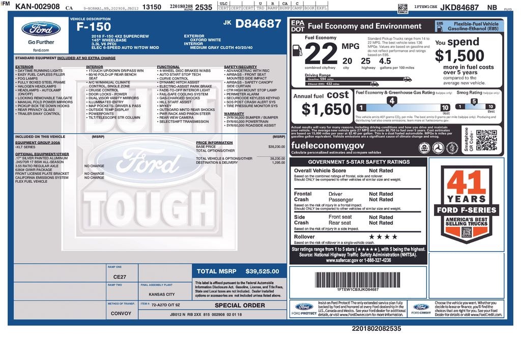 Used 2018 Ford F-150 XLT Truck