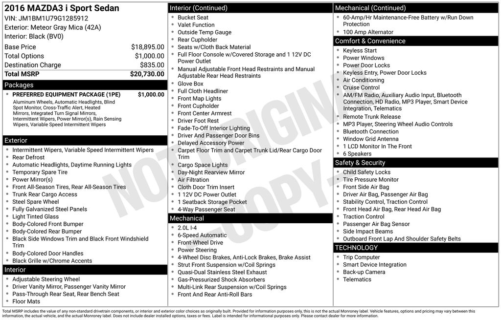 2016 Mazda Mazda3 i Sport photo 3