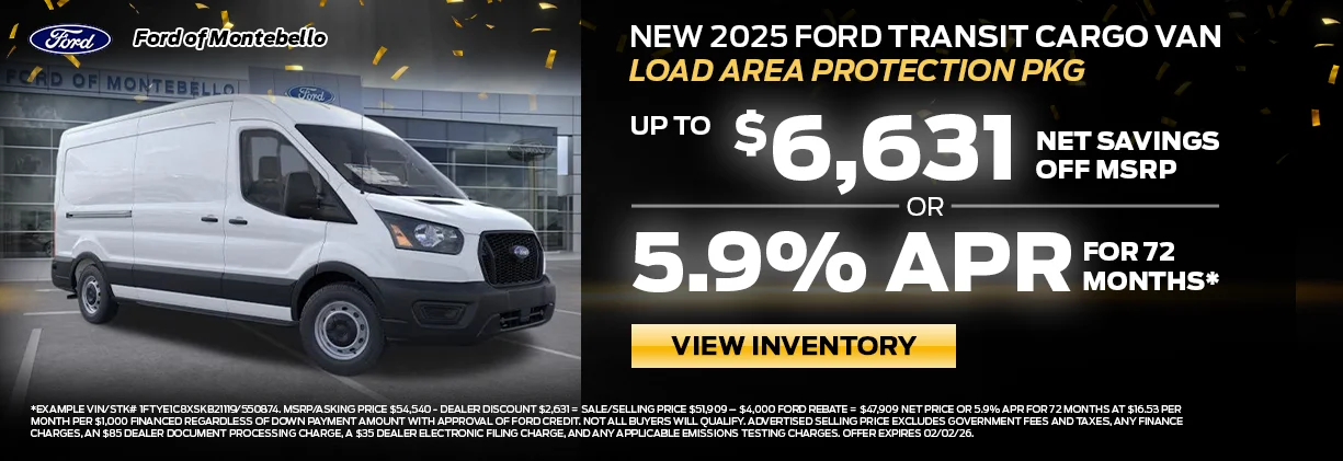 New Ford Special in Montebello