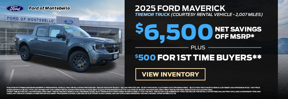 New Ford Special in Montebello