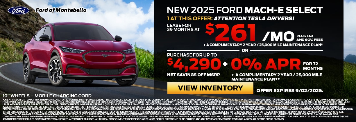 New Ford Special in Montebello