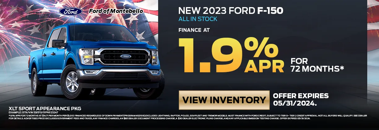 New F-150 special in Montebello
