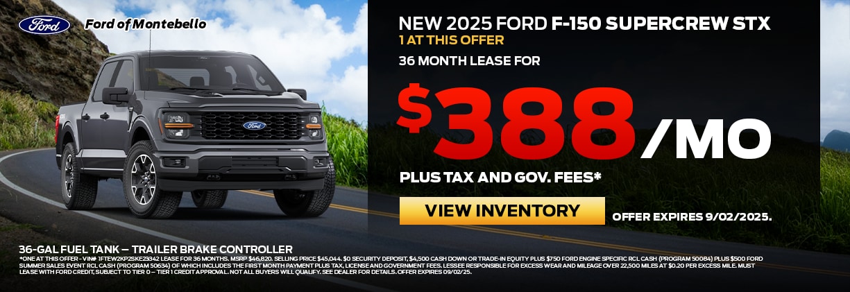 New Ford Special in Montebello