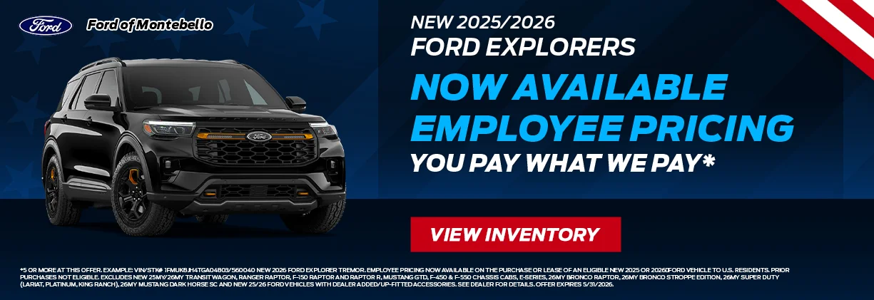 New Ford Special in Montebello