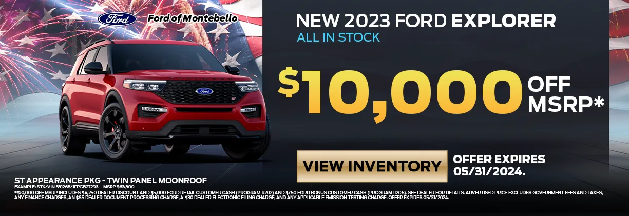 New Explorer Sport special in Montebello