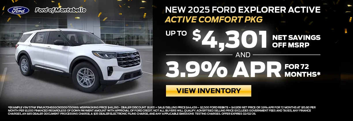 New Ford Special in Montebello