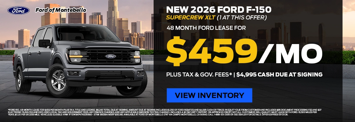 New Ford Special in Montebello