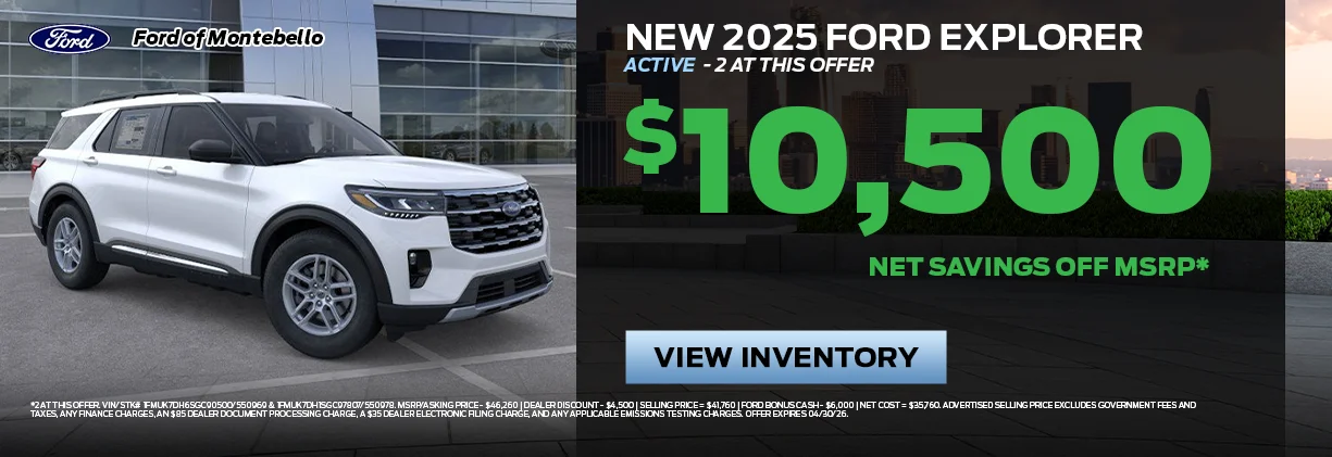 New Ford Special in Montebello