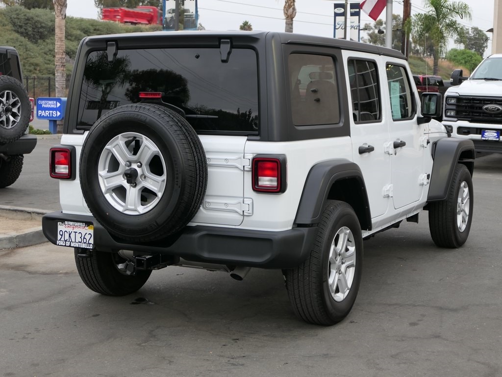 Used 2022 Jeep Wrangler Unlimited Sport S with VIN 1C4HJXDN1NW167373 for sale in Montebello, CA