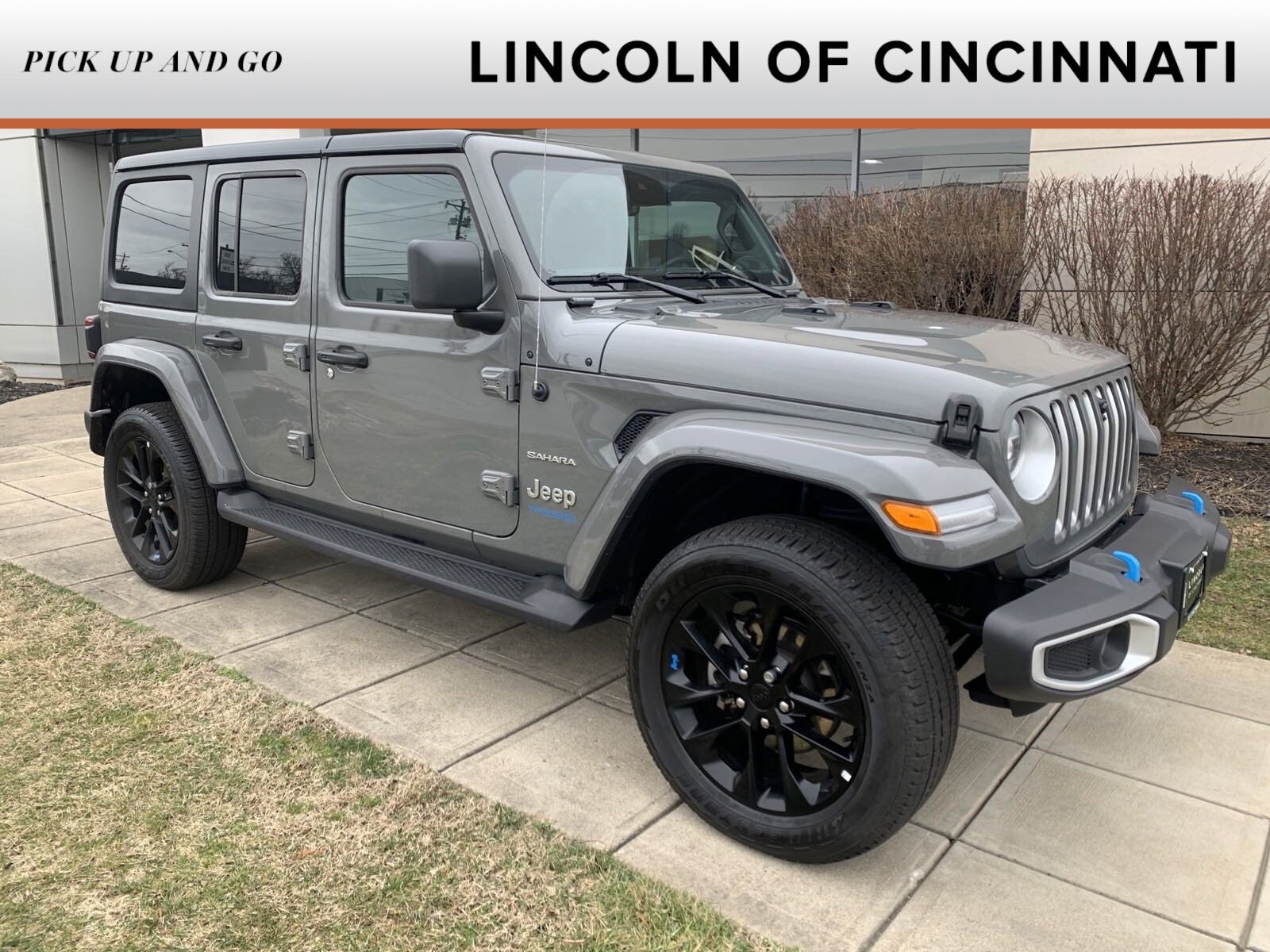 Used 2022 Jeep Wrangler Unlimited 4xe Sahara SUV for Sale | Beechmont  Subaru: Vehicle is Located in Cincinnati OH | Stock: NW221032 VIN:  1C4JJXP68NW221032 Color is Sting-Gray Clearcoat Phone: <span  data-phone-ref='SALES' data-account-ref ...