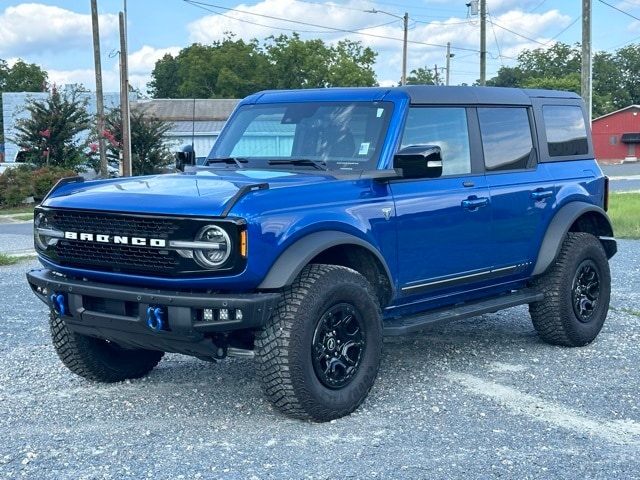 Certified 2021 Ford Bronco 4-Door First Edition with VIN 1FMEE5EP0MLA42646 for sale in Troy, NC