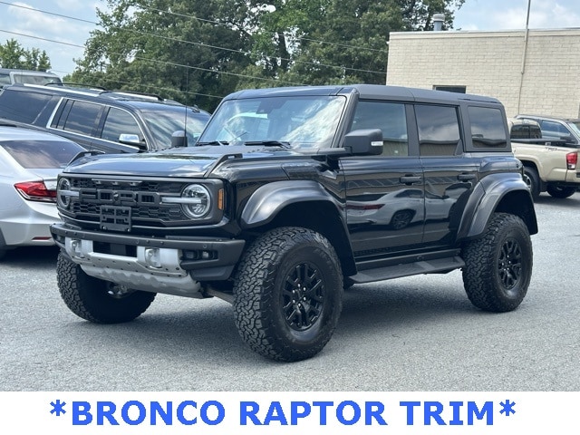 Certified 2023 Ford Bronco 4-Door Raptor with VIN 1FMEE5JR0PLB08835 for sale in Troy, NC