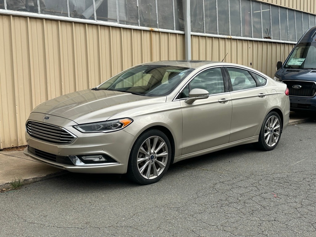 Used 2017 Ford Fusion Platinum with VIN 3FA6P0K98HR332691 for sale in Troy, NC