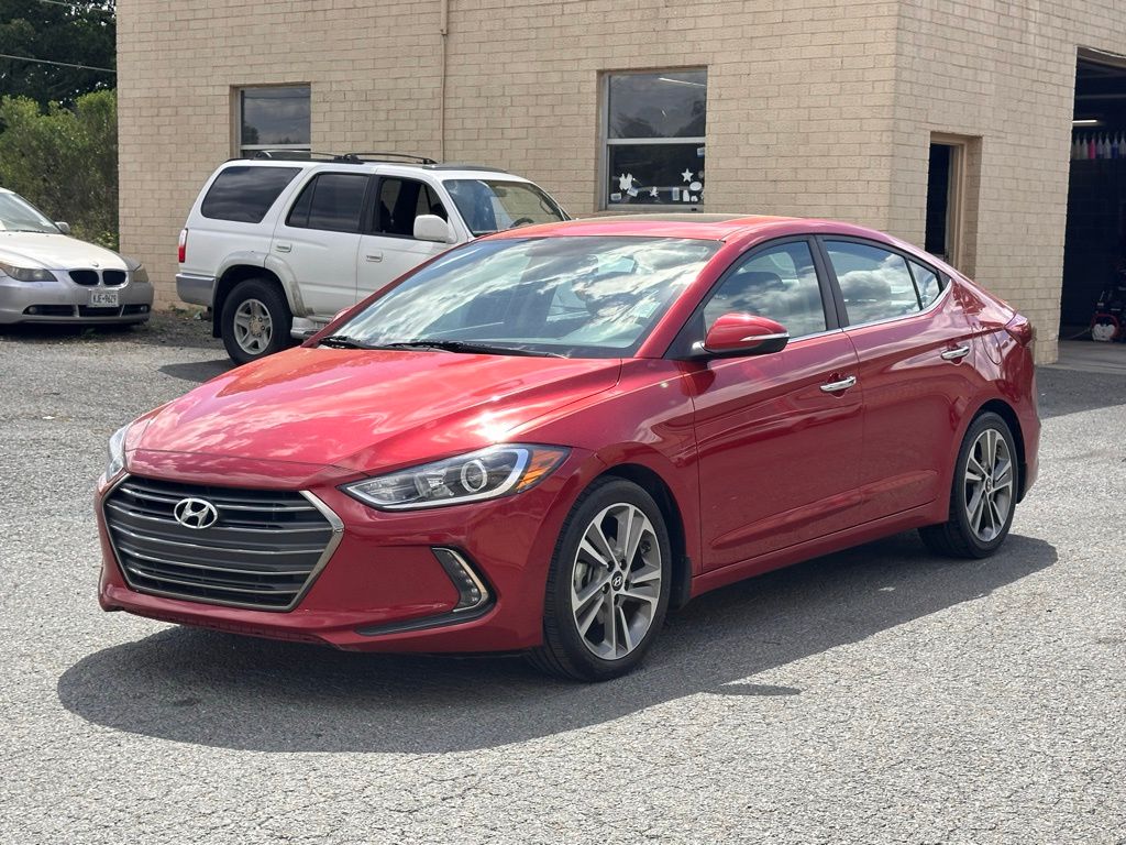 Used 2017 Hyundai Elantra Limited with VIN 5NPD84LF8HH058180 for sale in Troy, NC