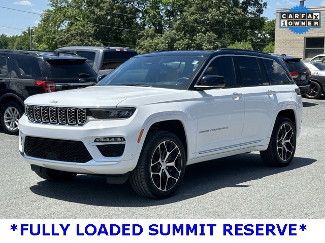 Certified 2024 Jeep Grand Cherokee Summit Reserve with VIN 1C4RJHEG3R8501262 for sale in Troy, NC