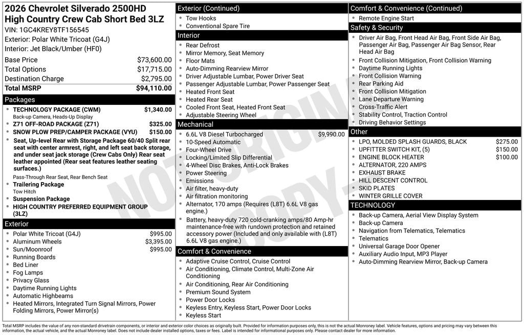 2026 Chevrolet Silverado 2500 HD High Country - Photo 34