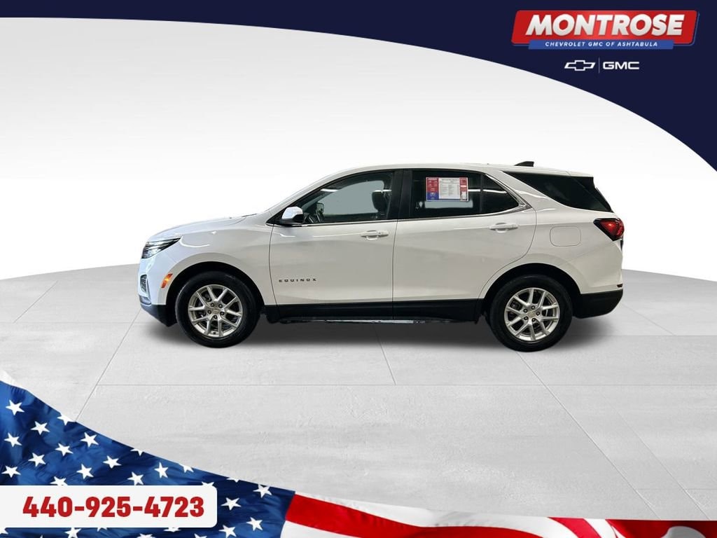 Used 2022 Chevrolet Equinox LT with VIN 3GNAXKEVXNL256891 for sale in Ashtabula, OH
