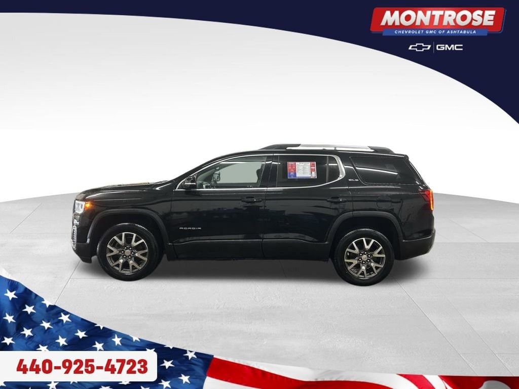 Used 2020 GMC Acadia SLE with VIN 1GKKNRLS2LZ209921 for sale in Ashtabula, OH