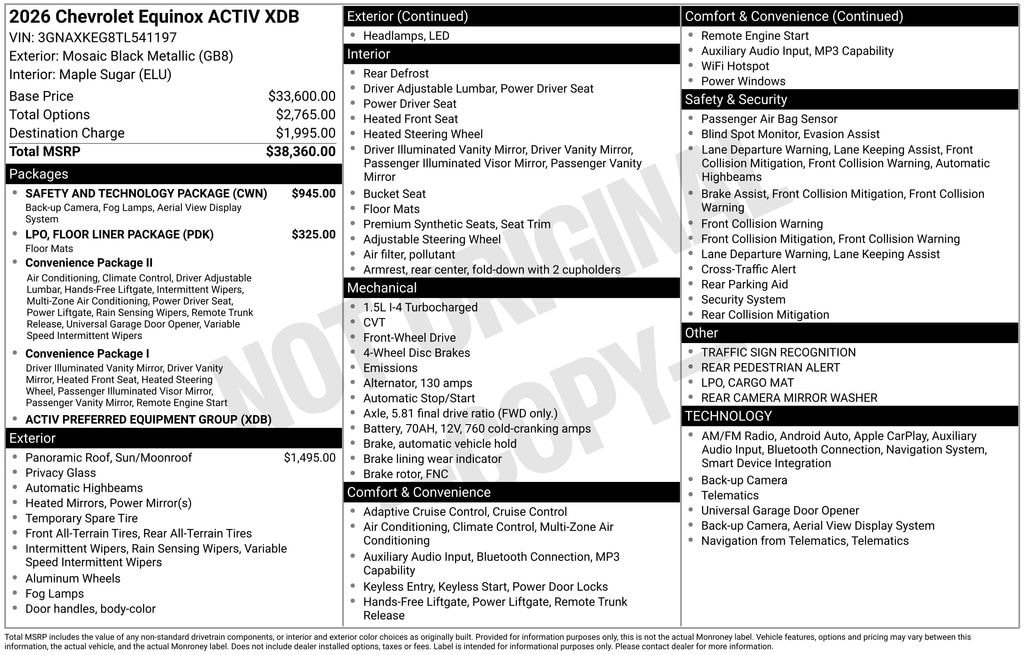 2026 Chevrolet Equinox ACTIV - Photo 32