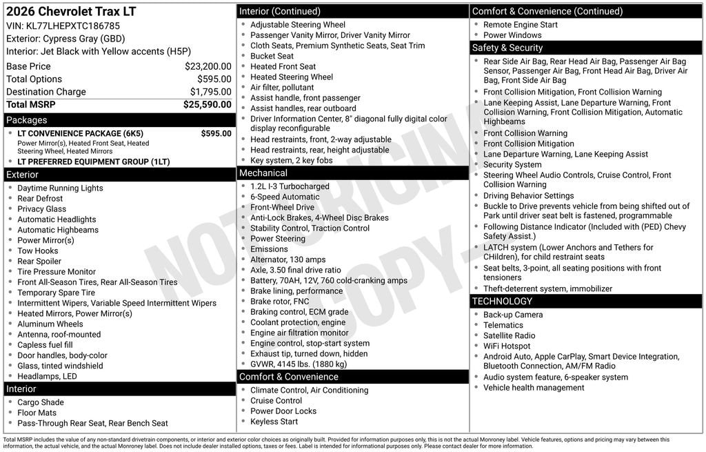 2026 Chevrolet Trax LT - Photo 35