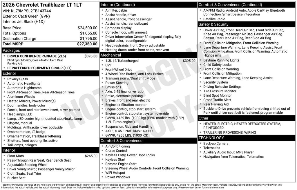 2026 Chevrolet Trailblazer LT - Photo 35