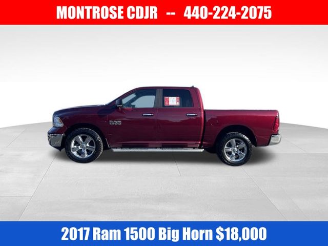 Used 2017 RAM Ram 1500 Pickup Big Horn with VIN 1C6RR7LG2HS593804 for sale in Kingsville, OH