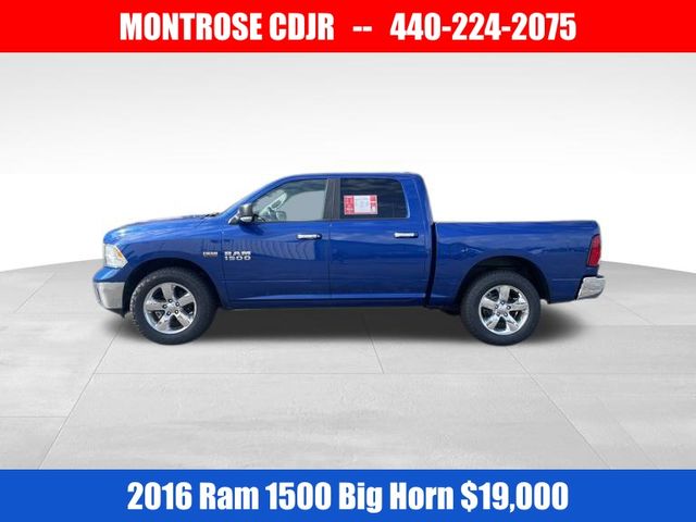 Used 2016 RAM Ram 1500 Pickup Big Horn with VIN 1C6RR7LT5GS104145 for sale in Kingsville, OH