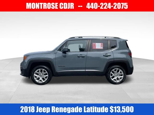 Used 2018 Jeep Renegade Latitude with VIN ZACCJBBB2JPJ49314 for sale in Kingsville, OH