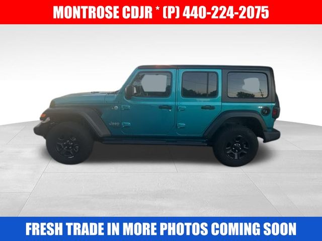 Used 2020 Jeep Wrangler Unlimited Sport with VIN 1C4HJXDG0LW322901 for sale in Kingsville, OH