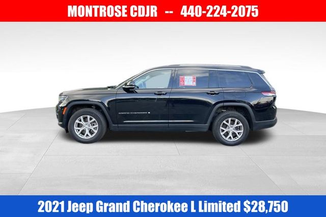 Used 2021 Jeep Grand Cherokee L Limited with VIN 1C4RJKBG2M8124739 for sale in Kingsville, OH