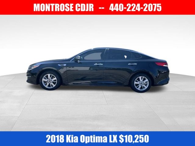 Used 2018 Kia Optima LX with VIN 5XXGT4L34JG211348 for sale in Kingsville, OH