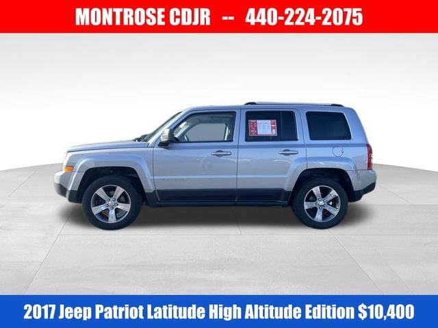 Used 2017 Jeep Patriot High Altitude Edition with VIN 1C4NJRFB5HD180368 for sale in Kingsville, OH