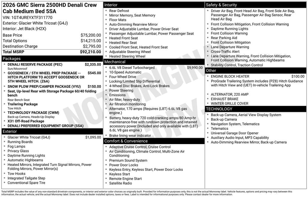 2026 GMC Sierra 2500HD Denali - Photo 33