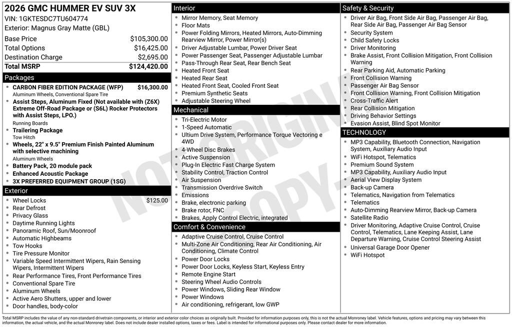 2026 GMC HUMMER EV 3X - Photo 35