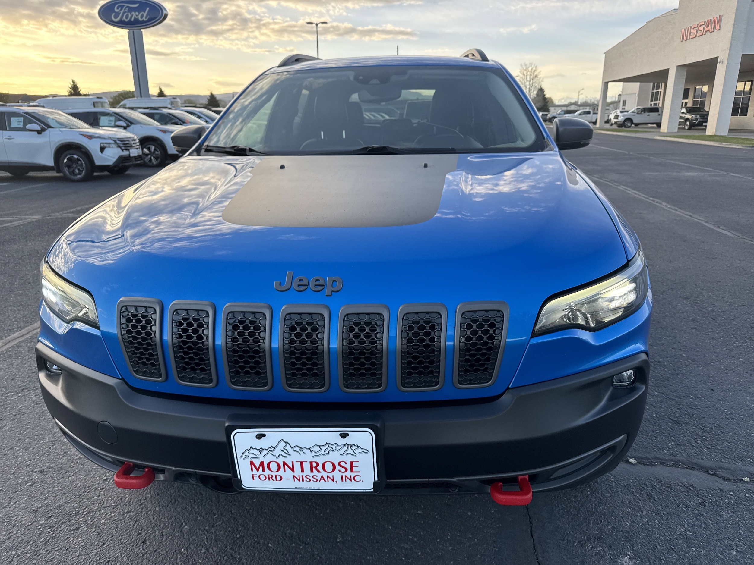 Used 2021 Jeep Cherokee Trailhawk with VIN 1C4PJMBX7MD172179 for sale in Montrose, CO
