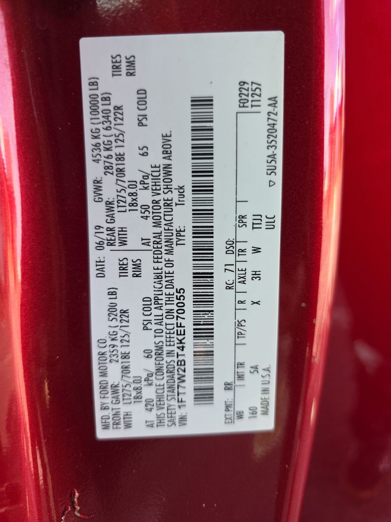 2019 Ford F-250 Super Duty Lariat - Photo 35