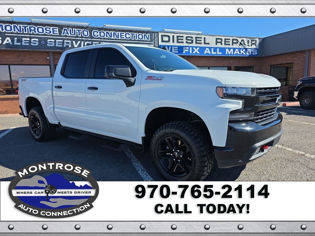 Used 2021 Chevrolet Silverado 1500 LT Trail Boss Truck Crew Cab