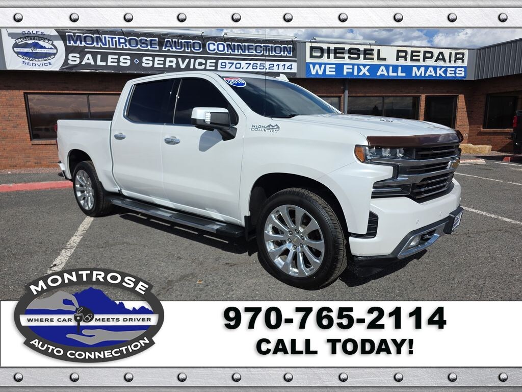 Used 2019 Chevrolet Silverado 1500 High Country Truck Crew Cab