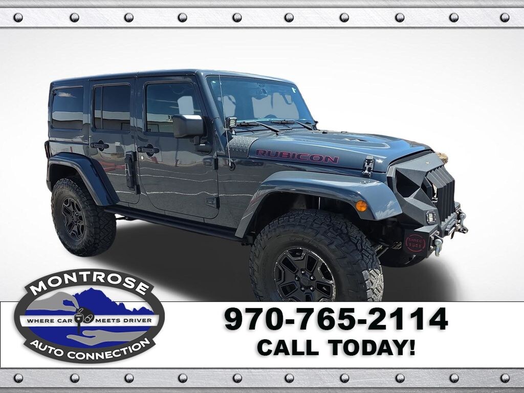 Used 2017 Jeep Wrangler JK Unlimited Rubicon 4x4 SUV