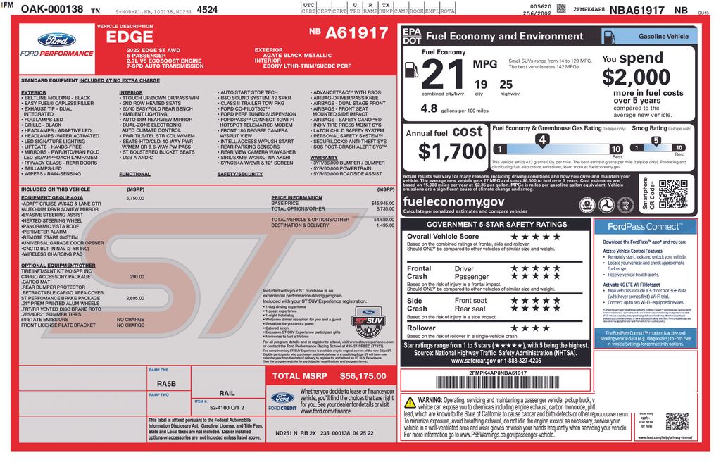 2022 Ford Edge ST - Photo 44